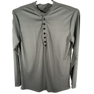 Rela Bota Long Sleeve Fashion Shirt Gray MENS Large